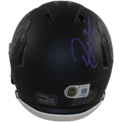 Ray Lewis Signed Baltimore Ravens 2026 Alternate #2 Mini Helmet