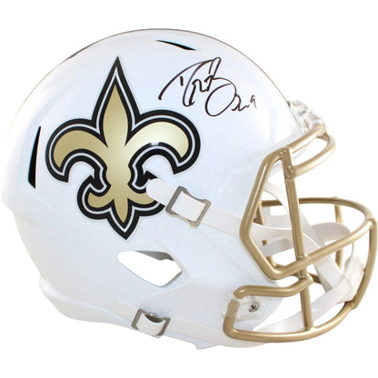 Drew Brees Autographed New Orleans Saints 2025 Alternate Full Size Helmet