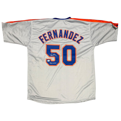 Sid Fernandez New York Mets Signed Custom Jersey (86 WSC) JSA