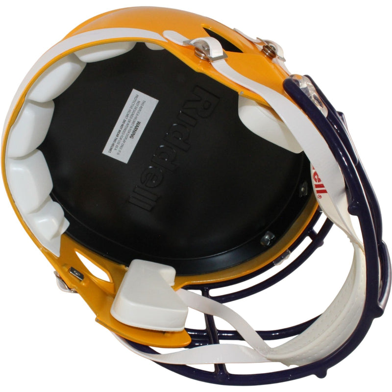Justin Jefferson Signed LSU Tigers Full Size Helmet