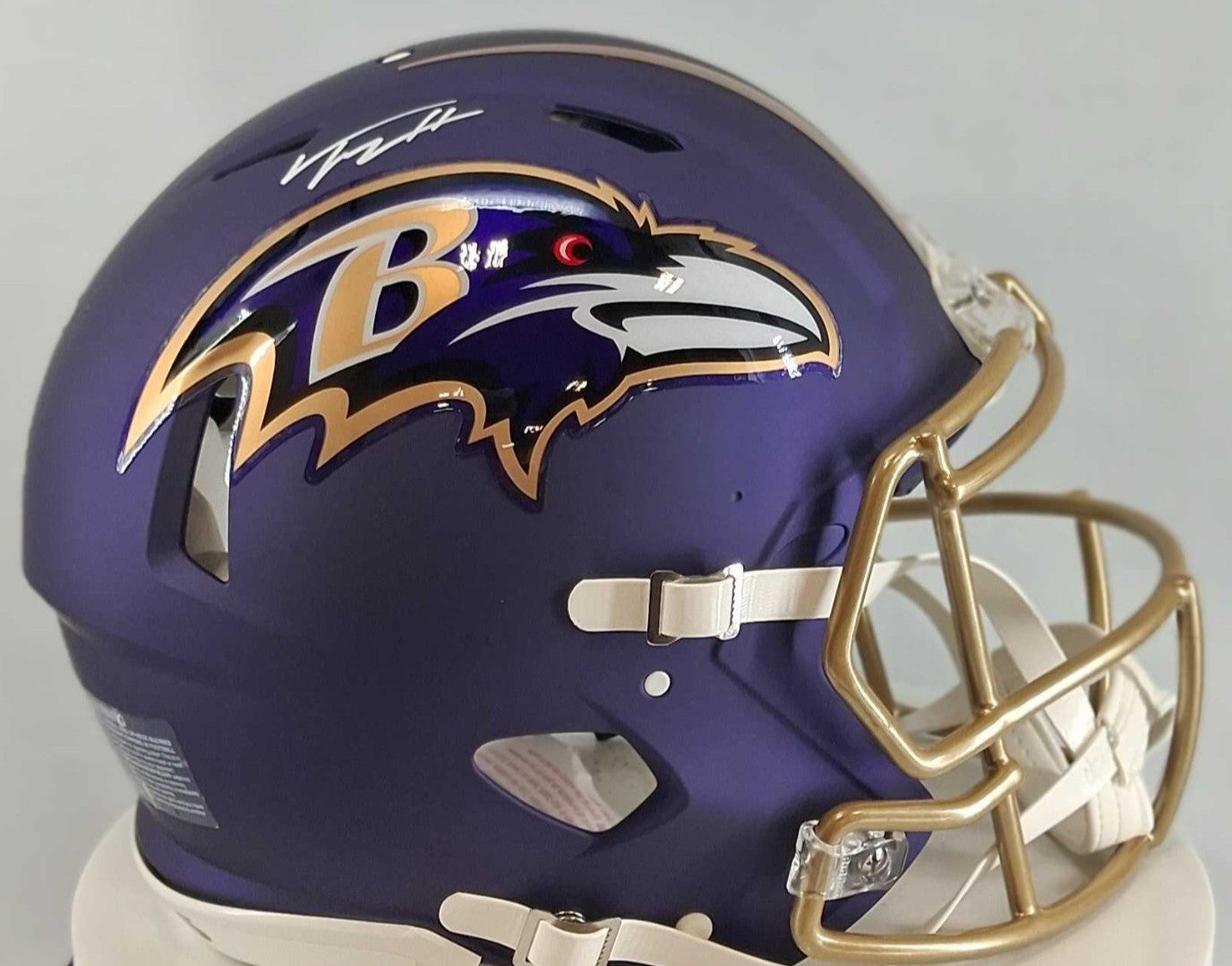Trey Hendrickson Signed Baltimore Ravens Authentic Alternate Helmet