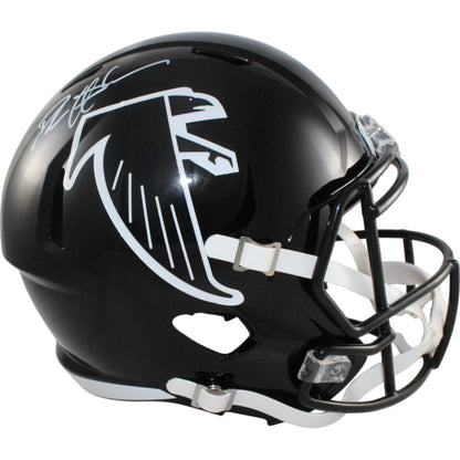 Deion Sanders Atlanta Falcons Autographed Full Size Replica Throwback Helmet