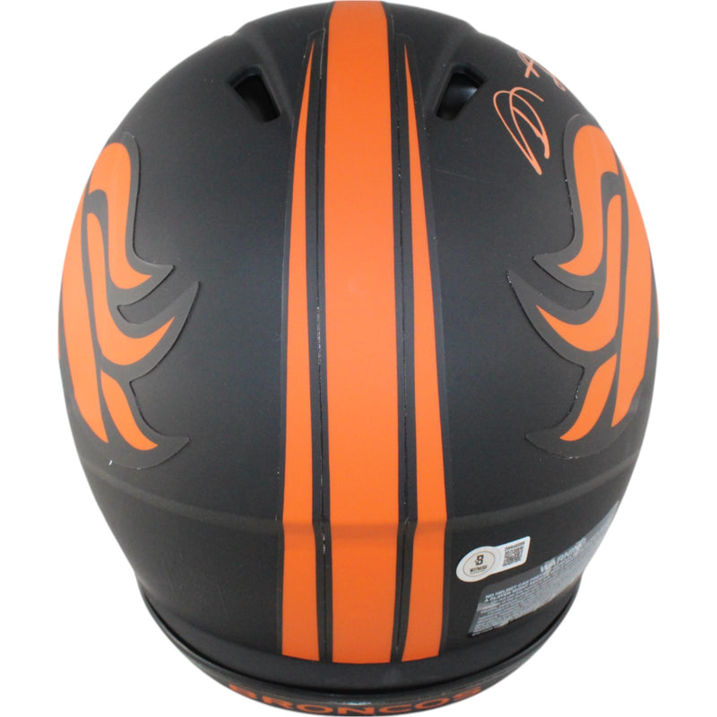 Shannon Sharpe Denver Broncos Autographed Authentic Eclipse Full Size Helmet