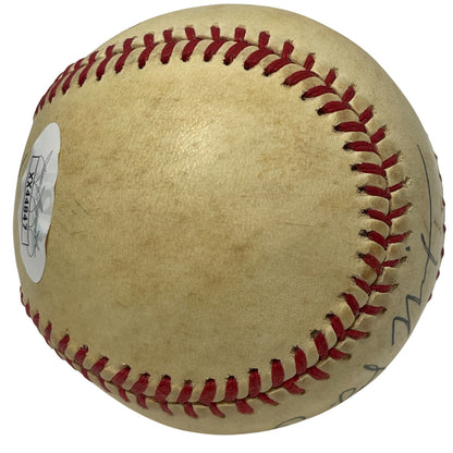 Richard Nixon Autographed Rawlings Official National League Baseball JSA LOA