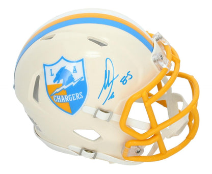 Antonio Gates Autographed Los Angeles Chargers Retro Mini Helmet