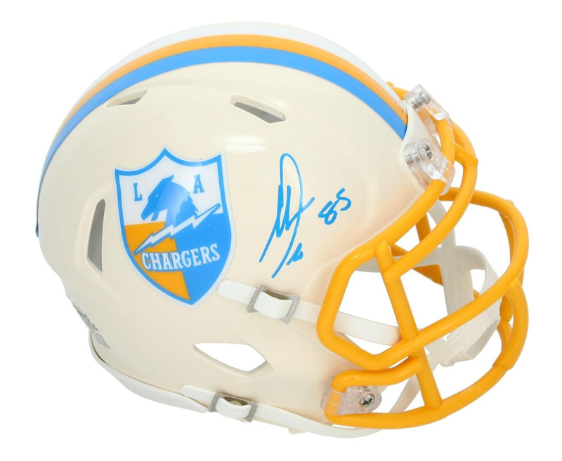 Antonio Gates Autographed Los Angeles Chargers Retro Mini Helmet