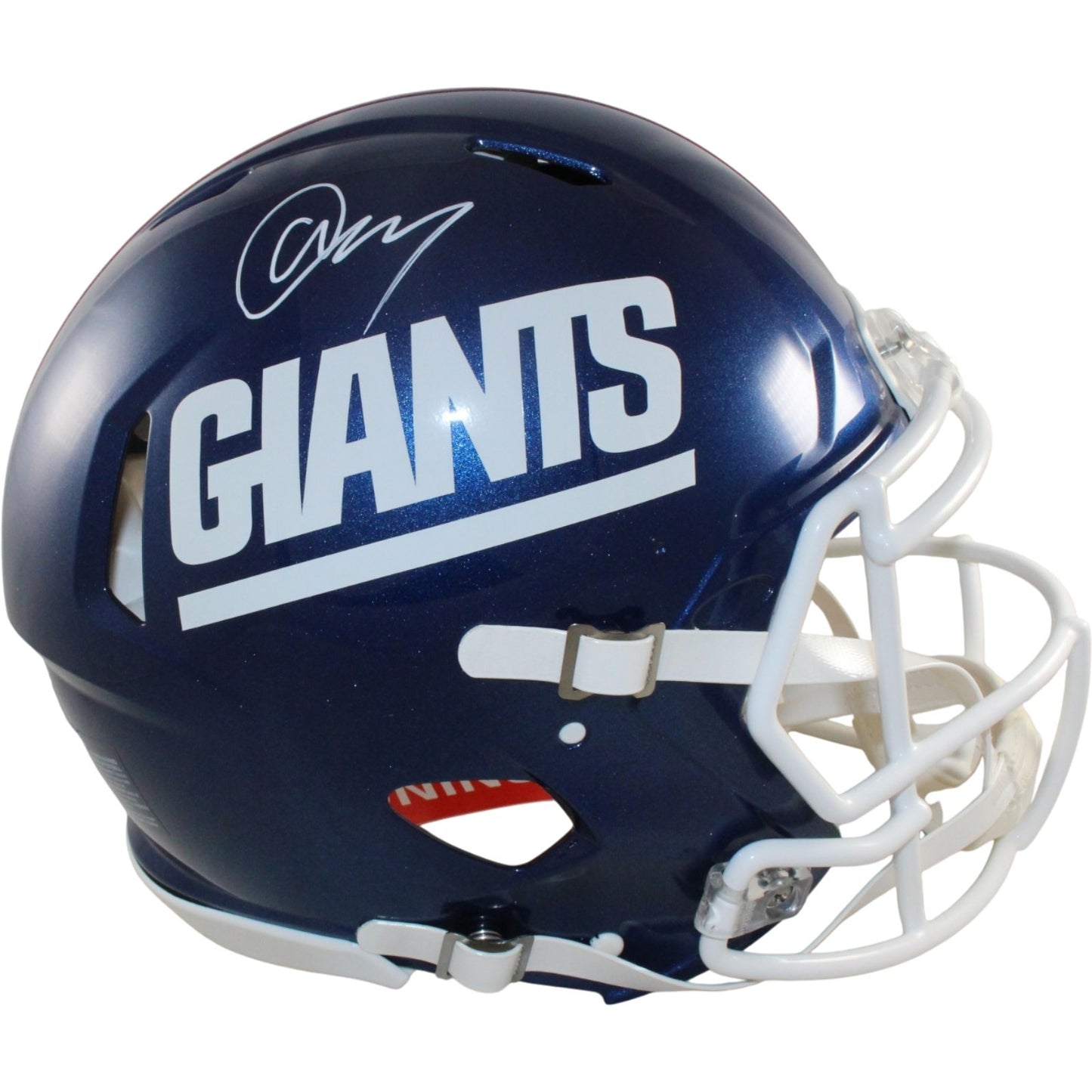 Abdul Carter Signed New York Giants Full Size Color Rush Authentic Helmet