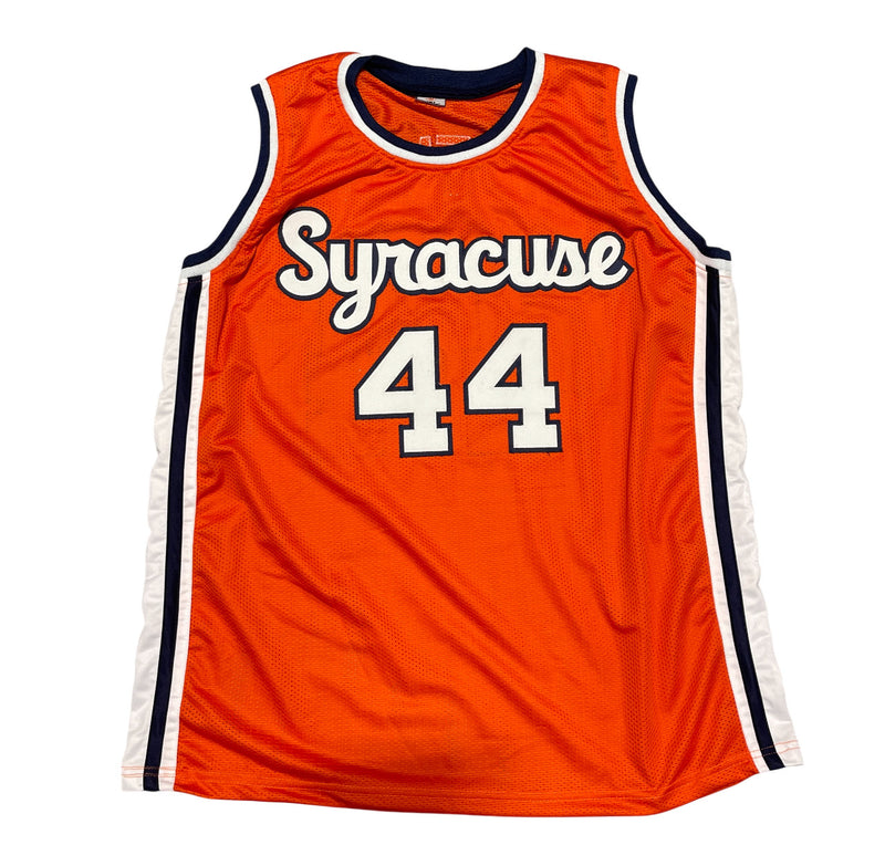Derrick Coleman Signed Syracuse Orange Custom Basketball Jersey