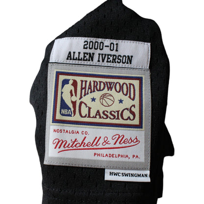 Allen Iverson Autographed Philadelphia 76ers Mitchell & Ness Black Jersey