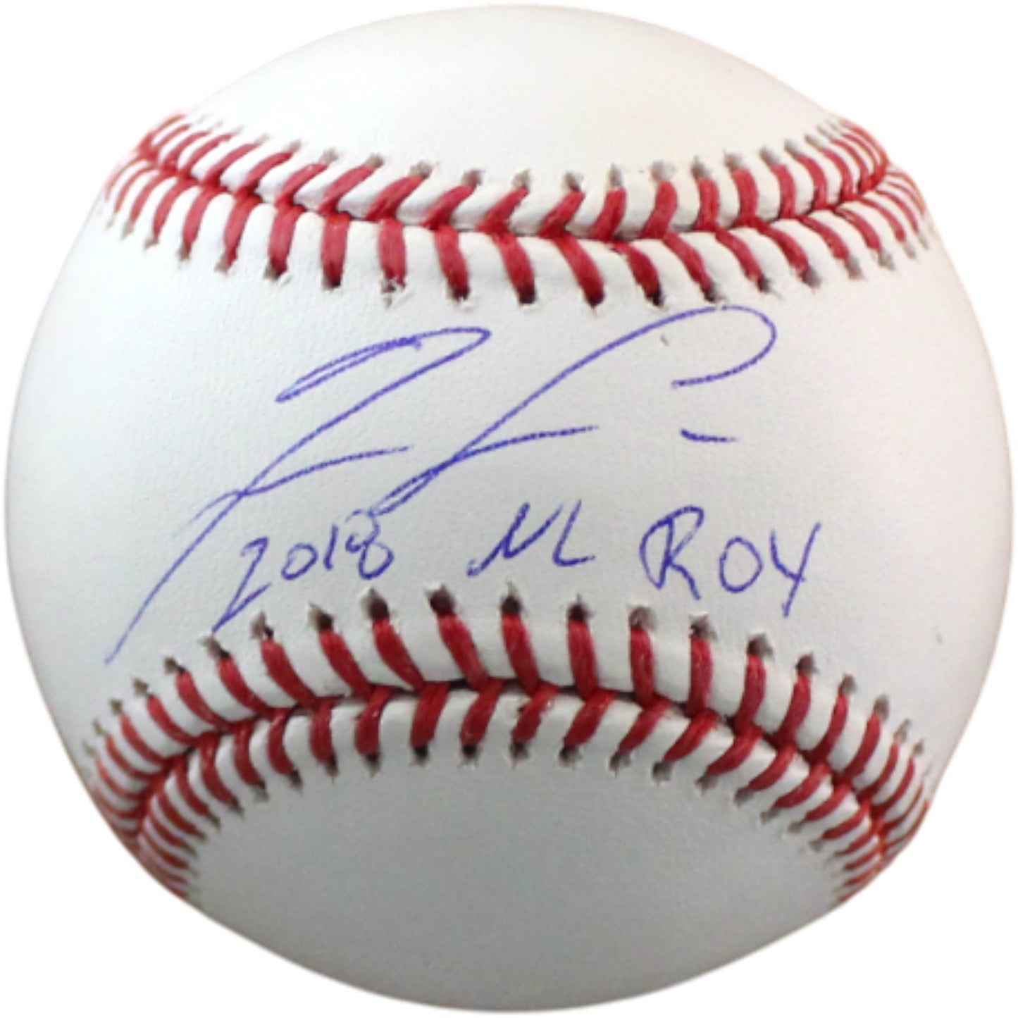 Ronald Acuna Jr. Autographed Atlanta Braves OML Baseball (2018 NL ROY)