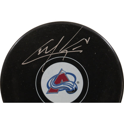 Cale Makar Signed Colorado Avalanche Logo Puck