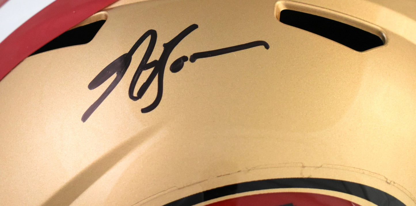 NaVorro Bowman Autographed San Francisco 49ers Full Size Speed Helmet