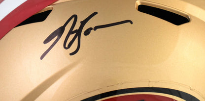 NaVorro Bowman Autographed San Francisco 49ers Full Size Speed Helmet
