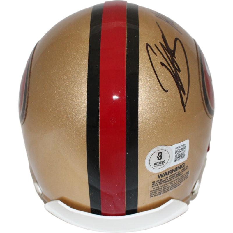 Patrick Willis Signed San Francisco 49ers Throwback VSR4 Mini Helmet HOF