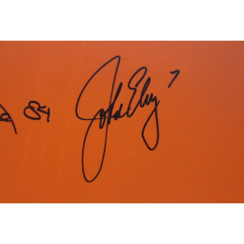 John Elway, Shannon Sharpe, Ed McCaffrey & Rod Smith Signed Broncos Seat Back
