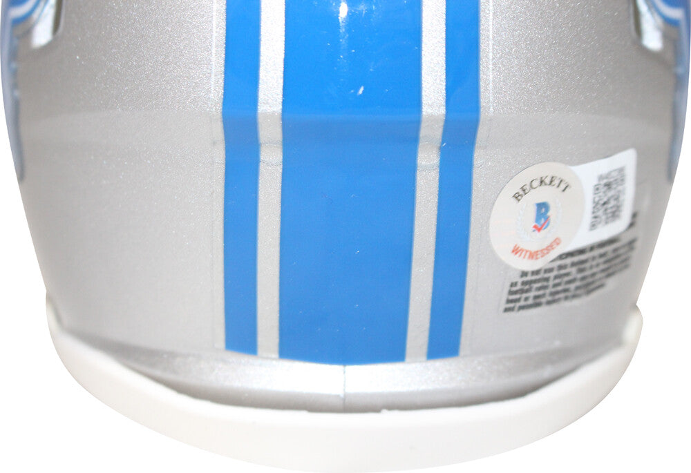 Jameson Williams Signed Detroit Lions Mini Helmet (Beckett)