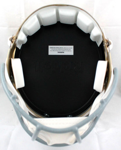 Michael Mayer Autographed Notre Dame Shamrock Full Size Speed Helmet