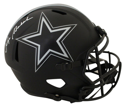 Roger Staubach Signed Dallas Cowboys Eclipse Full Size Replica Helmet BAS