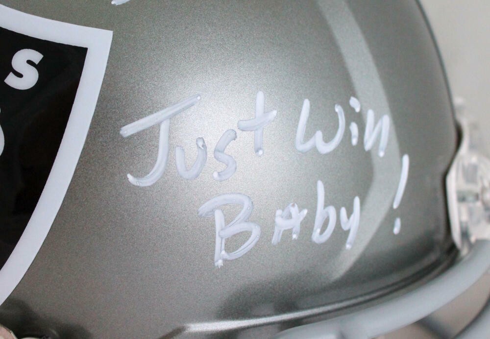 Shane Lechler Signed Oakland Raiders Full Size Flash Replica Helmet