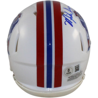 Mike Haynes Autographed New England Patriots Throwback Mini Helmet