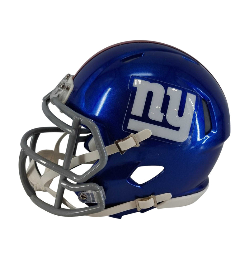 Cam Skattebo Signed New York Giants Speed Mini Helmet