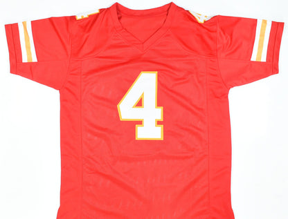 Rashee Rice Autographed Kansas City Chiefs Custom Red Jersey
