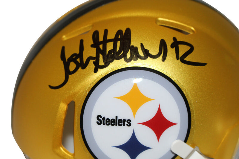 John Stallworth Signed Pittsburgh Steelers Blaze Alternate Mini Helmet