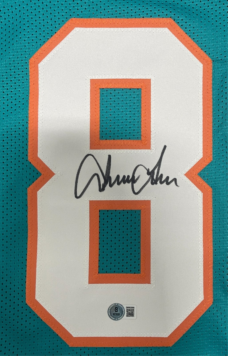 Irving Fryar Signed Miami Dolphins Custom Jersey (BAS COA)
