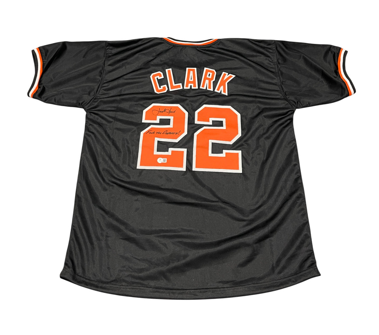 Jack Clark San Francisco Giants Signed Custom Jersey (F**k the Dodgers)
