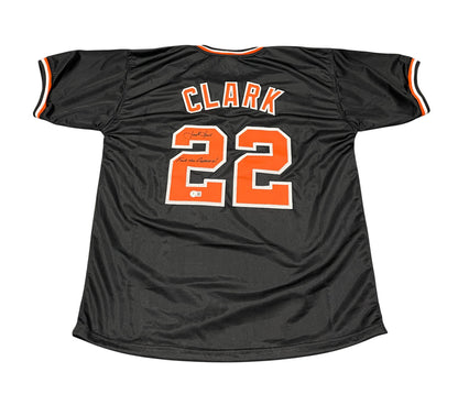 Jack Clark San Francisco Giants Signed Custom Jersey (F**k the Dodgers)