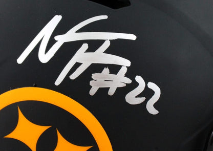 Najee Harris Signed Pittsburgh Steelers Full Size Eclipse Authentic Helmet