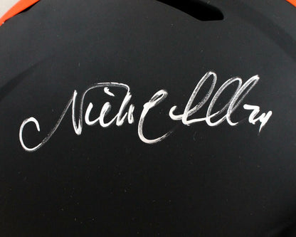 Nick Chubb Signed Cleveland Browns Full Size Eclipse Speed Helmet