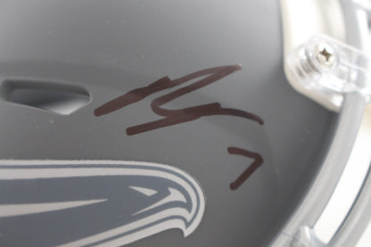 Bijan Robinson Atlanta Falcons Autographed Slate Mini Helmet