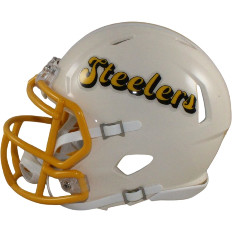 Jerome Bettis Signed Pittsburgh Steelers Retro Mini Helmet
