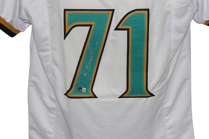Tony Boselli Autographed Jacksonville Jaguars Style Custom Jersey BAS
