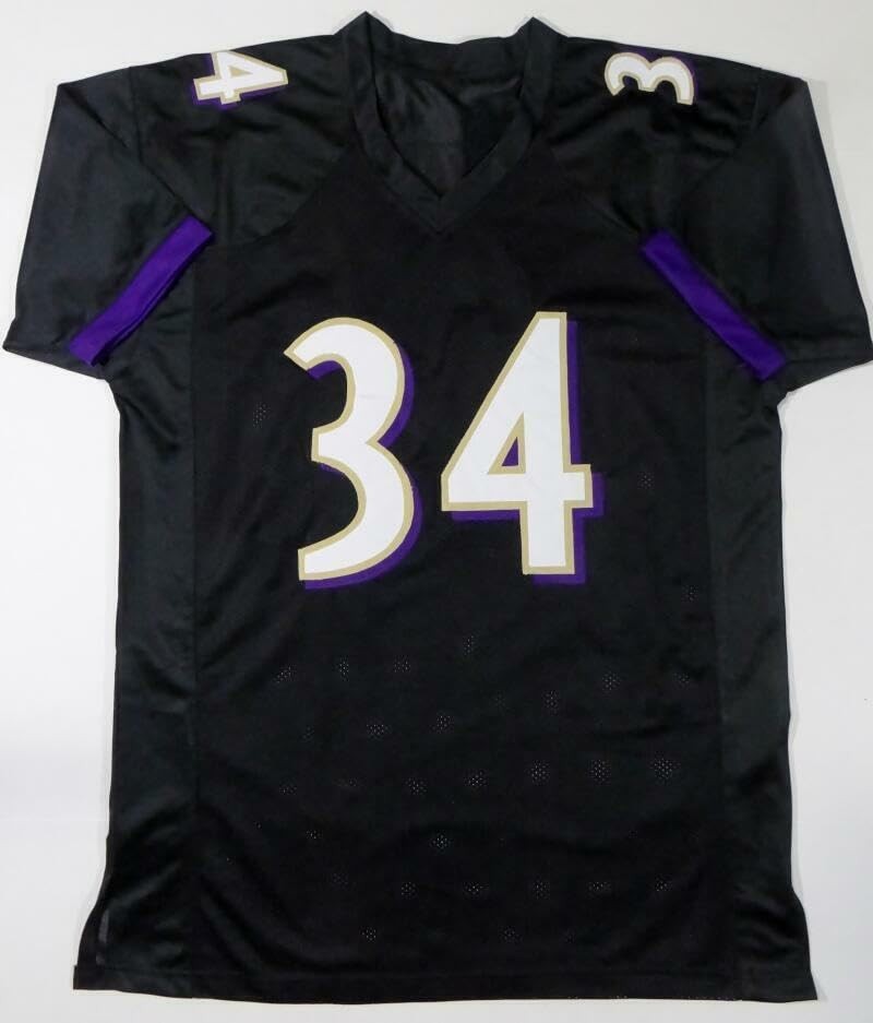 Ricky Williams Autographed Black Custom Jersey