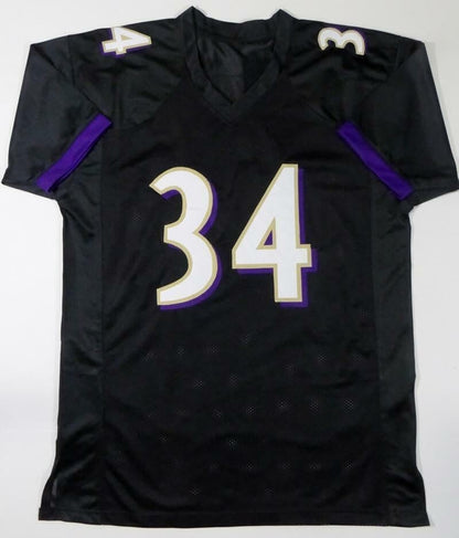 Ricky Williams Autographed Black Custom Jersey