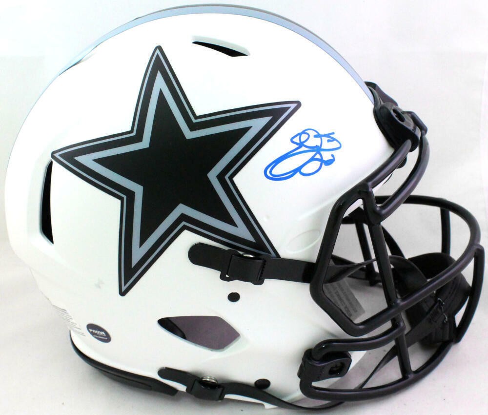 Emmitt Smith Signed Dallas Cowboys Lunar Speed Authentic Full Size Helmet