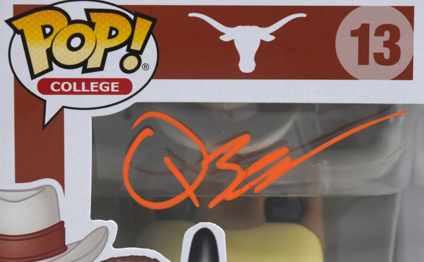 Quinn Ewers Autographed Texas Longhorns Funko Pop #13