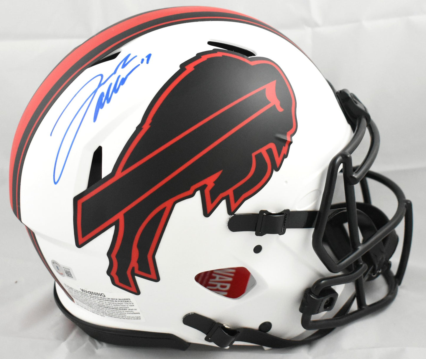 Josh Allen Signed Buffalo Bills Full Size Eclipse Speed Authentic Helmet