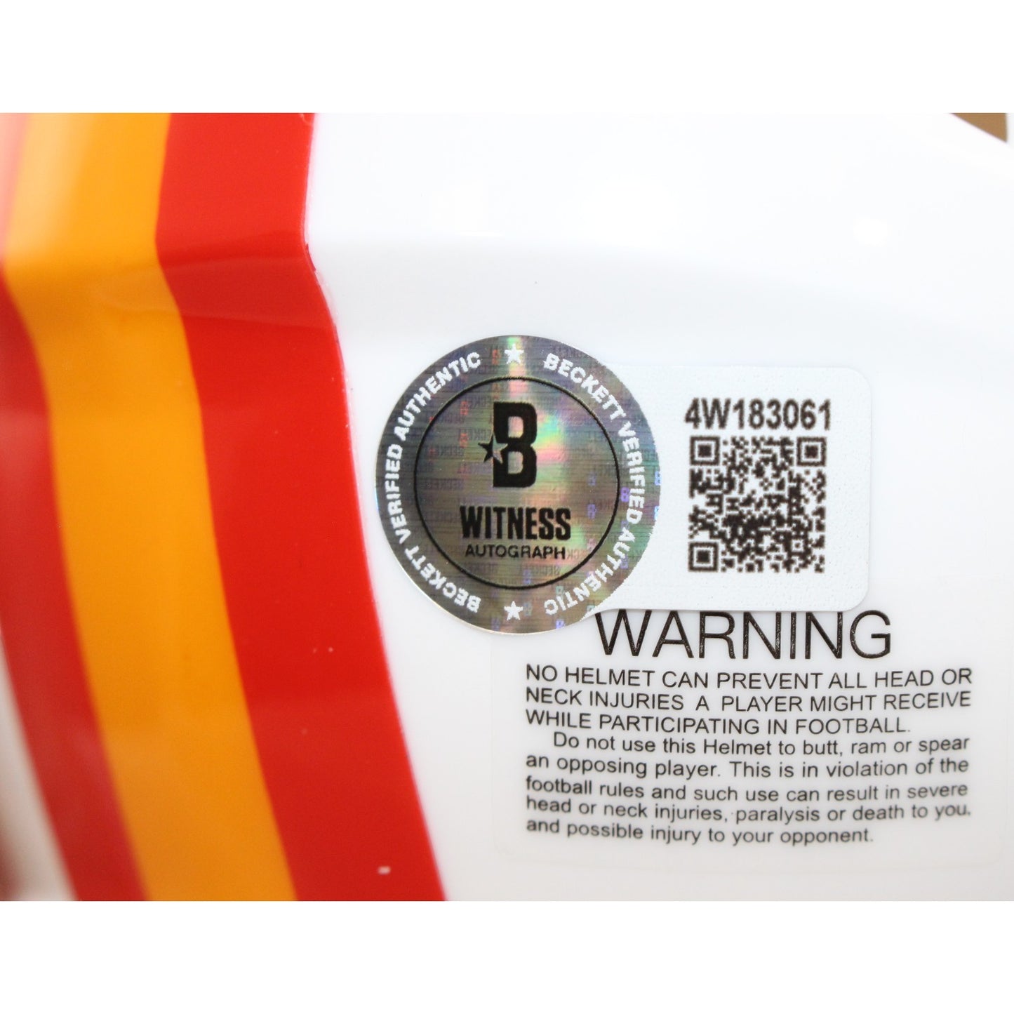 Warren Sapp Tampa Bay Buccaneers Signed Throwback Mini Helmet (HOF Inscription)