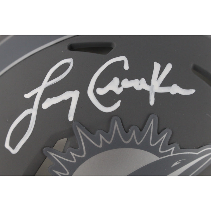 Larry Csonka Miami Dolphins Autographed Slate Mini Helmet