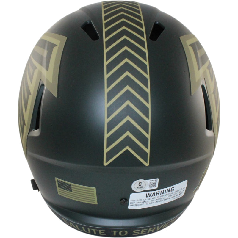 Bijan Robinson Atlanta Falcons 2025 Salute to Service Full Size Helmet