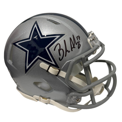 Brandon Aubrey Signed Dallas Cowboys Speed Mini Helmet (Beckett Witness)
