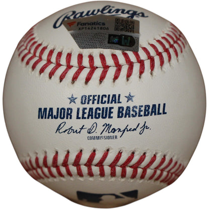 Chipper Jones Autographed Atlanta Braves OML Baseball HOF 2018
