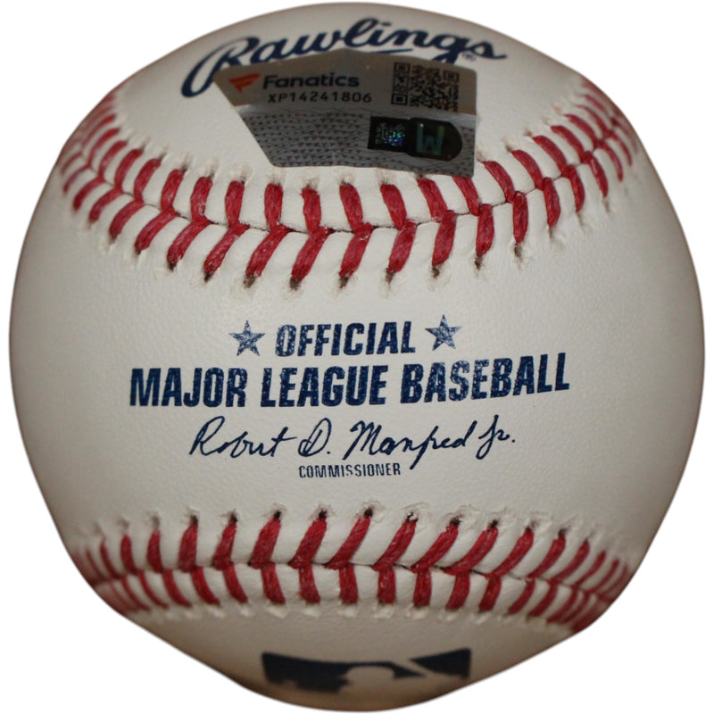 Chipper Jones Autographed Atlanta Braves OML Baseball HOF 2018