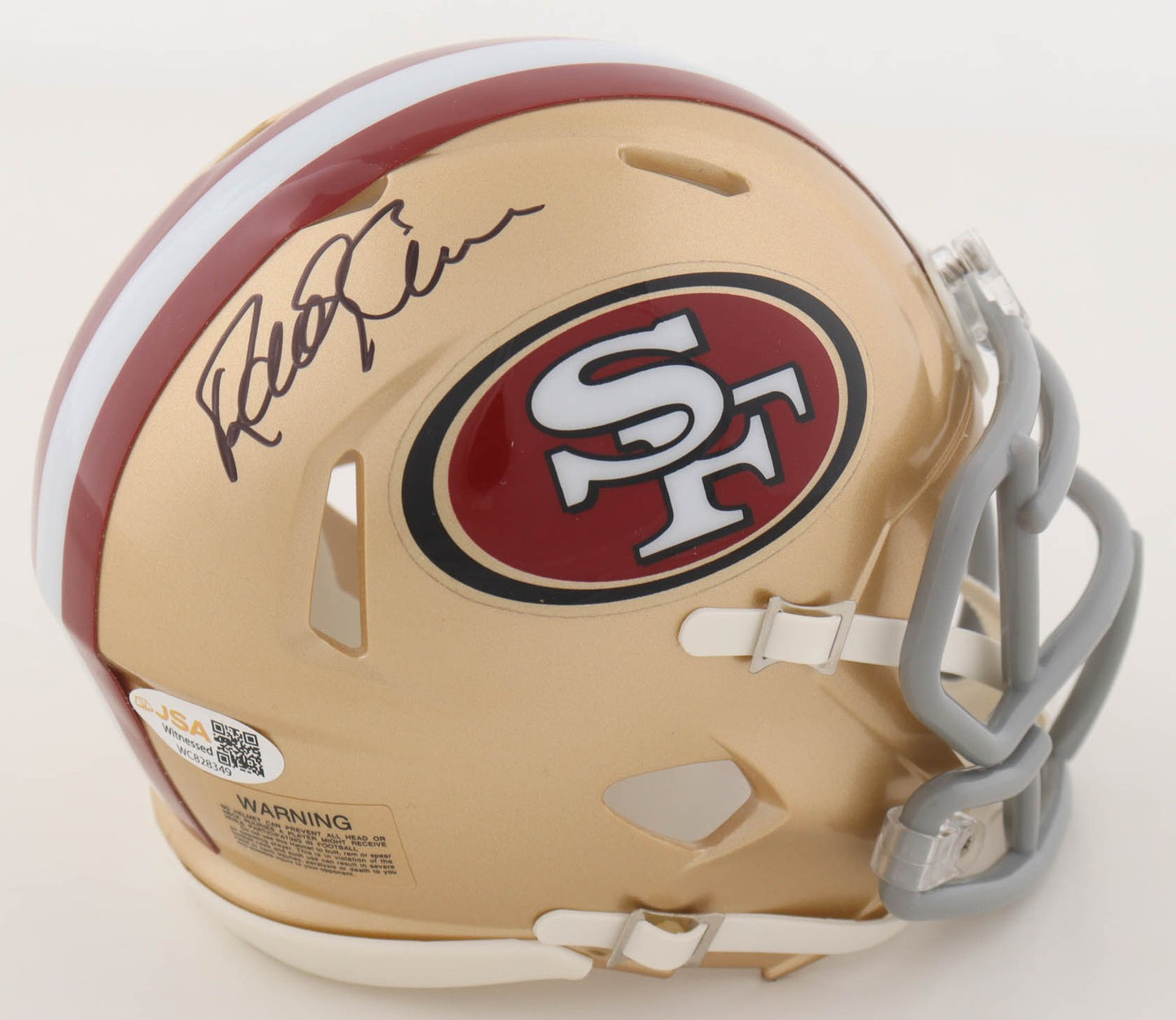 Randy Cross Autographed San Francisco 49ers Mini Helmet