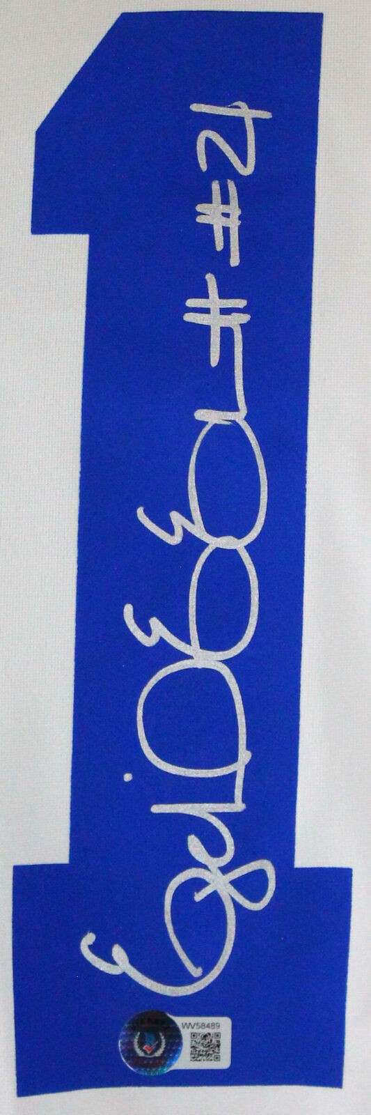 Ezekiel Elliott Signed Dallas Cowboys White Nike Game Jersey