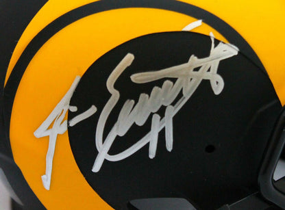 Jim Everett Autographed Los Angeles Rams Eclipse Mini Helmet
