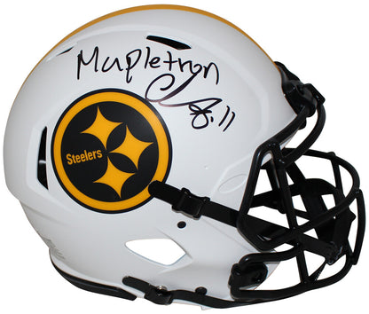 Chase Claypool Signed Steelers Authentic Lunar Helmet "Mapletron"